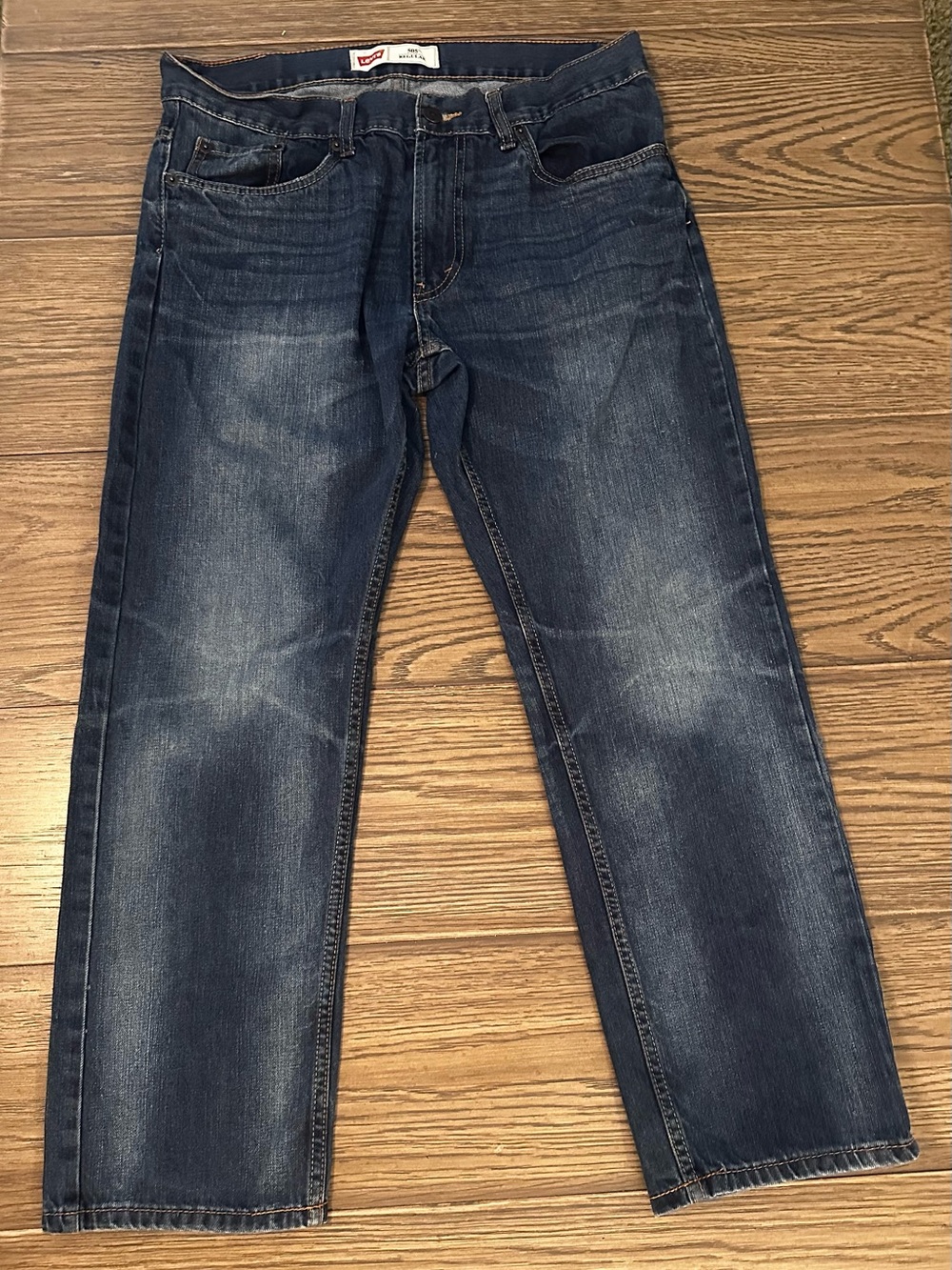 Levi's Kids Dark Indigo Blue Straight Jeans